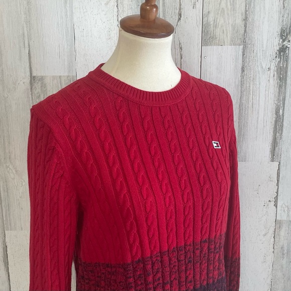 Tommy Hilfiger Ombré Cable Knit Sweater - Picture 6 of 10